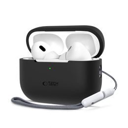 Tech-Protect Silikonska maska, Apple AirPods Pro 1 / 2, crna