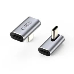 Tech-Protect UltraBoost AA03 úhlový adaptér USB-C, šedý