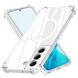 Techsuit Shockproof MagSafe durchsichtige Hülle, Samsung Galaxy S22 5G