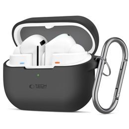 Tech-Protect Silikónové puzdro pre Samsung Galaxy Buds 3 / 3 Pro, čierne