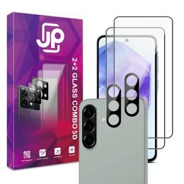 JP 5D Combo pack, Σετ 2 5D σκληρυμένων γυαλιών και 2 γυαλάκια για κάμερα, Samsung Galaxy A56