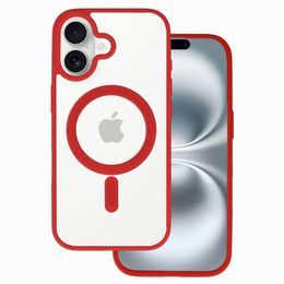 Acrylic Color Magsafe etui, iPhone 17, czerwone