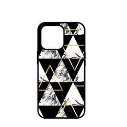 Momanio obal, iPhone 14 Pro, Marble triangle