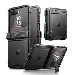 Dexnor 360 Kickstand obal Samsung Galaxy Z Flip 7, černý