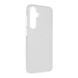 Etui Forcell Shining, Samsung Galaxy S23 FE, srebrna