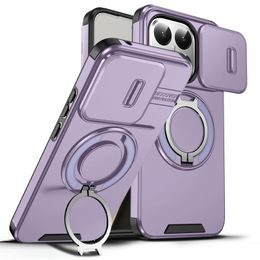 Θήκη Camslide Stand, Xiaomi 15T, μωβ