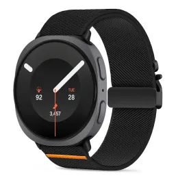 Pasek Tech-Protect Nylon Clasp, Samsung Galaxy Watch 8 / 9 / Classic (40 / 44 / 46 mm), czarny
