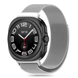Tech-Protect MilaneseBand, Samsung Galaxy Watch Ultra (47 mm), stříbrný