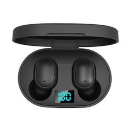 Căști Bluetooth E6S, negru