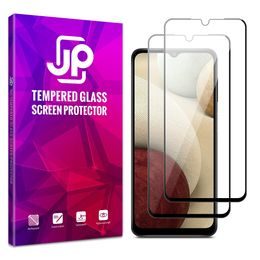 JP 2x 3D steklo, Samsung Galaxy A12, črno