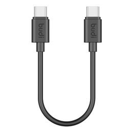 Budi kabel USB-C na USB-C 25 cm, 65W, crni