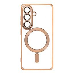 Samsung Galaxy S26 Hoesje - Electro Mag Cover - MagSafe geschikt - Goud