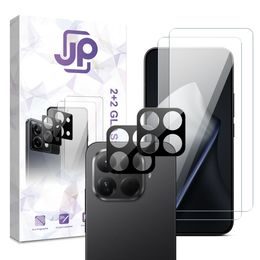 JP Combo paket, Komplet 2 zaščitnih kaljenih stekel in 2 stekelc za fotoaparat, Xiaomi 15T Pro