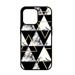 Momanio obal, iPhone 14 Pro Max, Marble triangle