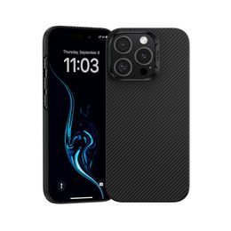 Benks Magnetic Armor Air Kevlar tok PC keret, iPhone 16 Pro, fekete