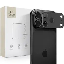 Tech-Protect Camalloy Fit+, cover protettivo fotocamera, iPhone 18 Pro Max, nero
