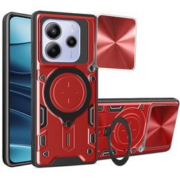 Techsuit CamGuard Pro, Xiaomi Redmi Note 14 5G, červený