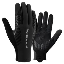 Rockbros Cyklistické rukavice, velikost L, černé