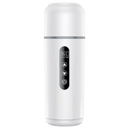 Yesido Fierbător electric auto 500 ml, 100 W, display LED, 12–24 V, alb