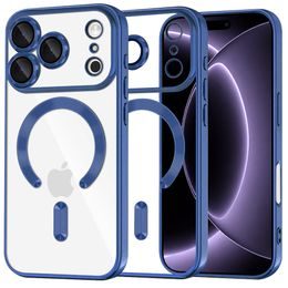 iPhone 17 Pro / 18 Pro ümbris – Techsuit Luxury Crystal MagSafe – sinine