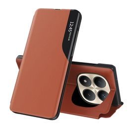 Custodia Eco Leather View Case, Xiaomi Redmi Note 15 Pro Plus 5G / Poco M8 Pro 5G, arancione