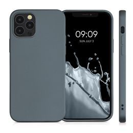 Metallic obal, iPhone 15, sivý