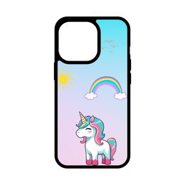 Momanio Hülle, iPhone 13 Pro Max, Einhorn und Regenbogen