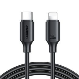 Cablu Joyroom, USB-C - Lightning, 480Mb/s, 20W, 1m, negru (S-CL020A9)