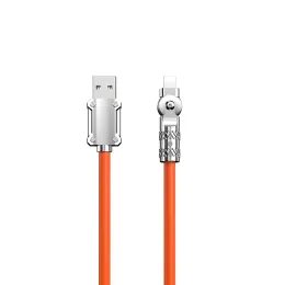 JP Zinc kabel USB na Lightning, 30W, 1 metr, oranžový