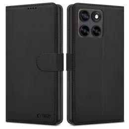 Tech-Protect Motorola Edge 70 Fusion / Fusion Plus 5G Hoesje - Portemonnee Case met Magnetische Sluiting & Standaard - Zwart