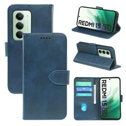 Θήκη Magnet, Xiaomi Redmi 15, μπλε