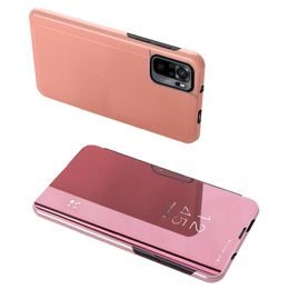 Clear view husă roz pentru telefon Xiaomi Redmi Note 10 / 10S