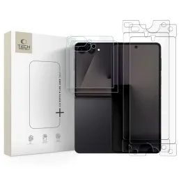 Tech-Protect Easy Set Foil & Glass Fit+, Set de protecție 4în1, Samsung Galaxy Z Flip 7 / 8