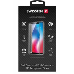 Swissten Ultra durable 3D Full Glue Ochranné tvrdené sklo, Samsung Galaxy S22, čierne