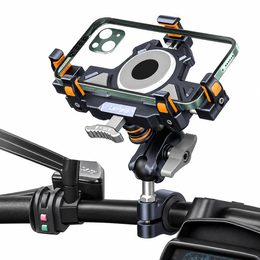 LanParte UBA-M Suport Premium pentru Telefon Motocicletă cu Amortizare Vibrații