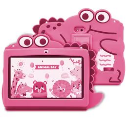 Gyerek tablet 7" HD Android-dal, szemvédelemmel és 4000 mAh akkumulátorral, rózsaszín