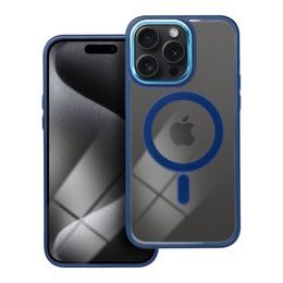 Color Edge Mag Cover z zaščito MagSafe, iPhone 15 Pro Max, modra