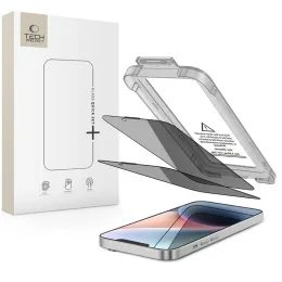 Tech-Protect Privacy Zaščitno kaljeno steklo Quick Set+, iPhone 13 / 13 Pro / 14 / 16e, 2 kosa