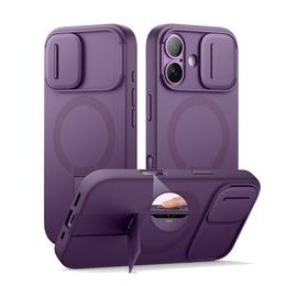 Suritch MagSafe Kickstand Camprotector maska iPhone 17, ljubičasta