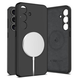 Tech-Protect Liquid Silicone MagSafe, Samsung Galaxy S25, črn