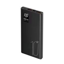 Powerbank 10000mAh, PD 22,5W, QC3.0, negru