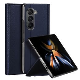 Dux Ducis Bril Wallet, Samsung Galaxy Z Fold5 5G, modrý