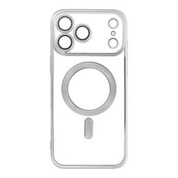 Husă Electro Mag Cover cu MagSafe, iPhone 17 Pro Max, argintiu
