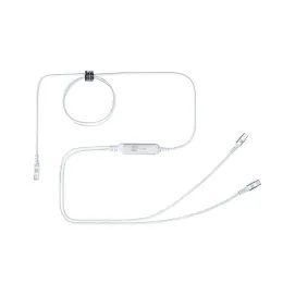 ER POWER Έξυπνο καλώδιο USB-C - 2x USB-C, 100 W, λευκό