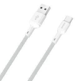 Dudao L9T kabelis USB-A – USB-C 5A 1 m – balts