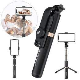 Selfie stick Wozinsky Bluetooth, negru (WSSTK-01-BK)