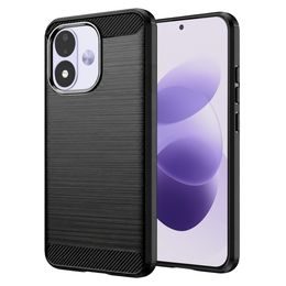 Carbon obal, Xiaomi Redmi Note 17 4G / Note 17 5G, černý