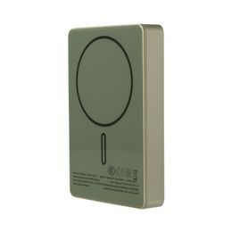 Fémes Ultraslim MagSafe Powerbank, 10000mAh, PD20W, szürke