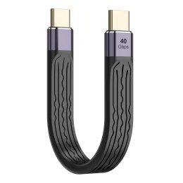 Alogy kabel USB-C - USB-C, 13,7cm, črn
