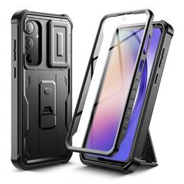 Etui Tech-Protect Kevlar Cam+, Samsung Galaxy A55 5G, črn